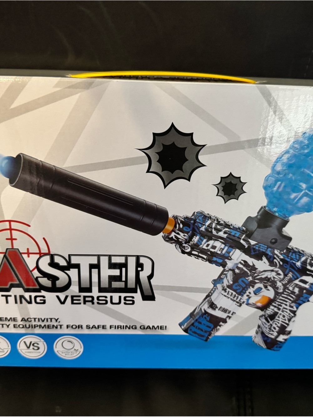 Blue & Black Toy Blaster orby gel Gun